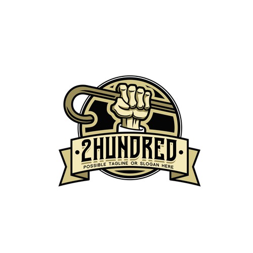 Retro design with the title 'Senior citizen logo'