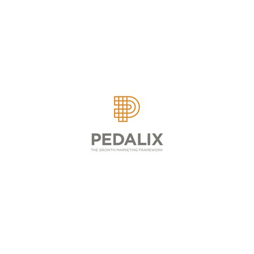Grid logo with the title 'Concept for Pedalix, a company that developed a methodology to automate digital marketing'