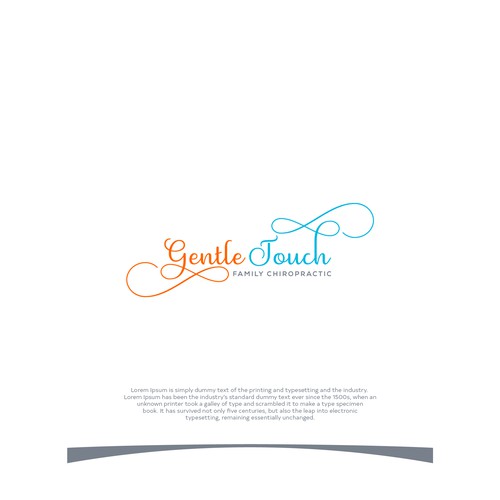 Calming logo with the title 'Gentle Touch Family Chiropractic'