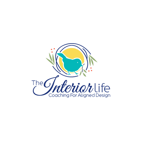 Interior design logo with the title 'The Interior Life'
