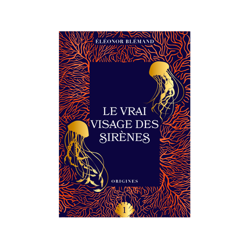 Coral design with the title 'Book cover '