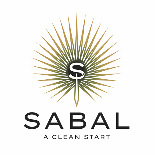 Cleaning company logo with the title 'Sabal Palm Logo'