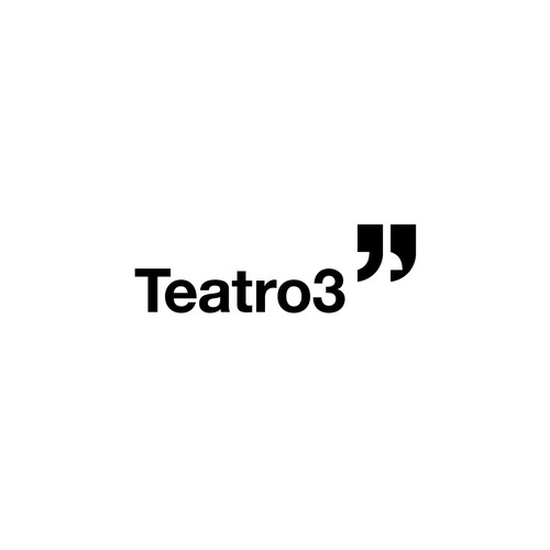 Acting logo with the title 'Teatro3 - a modern theatre group'
