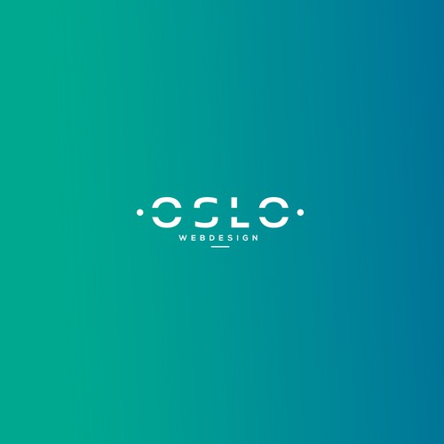 Web design logo with the title 'Oslo Webdesign'