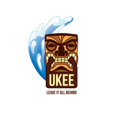 Tiki logo with the title 'Ukee Logo Concept'