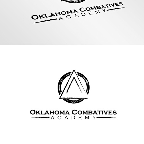 Jiu-jitsu logo with the title 'Logo for Oklahoma Combatives'