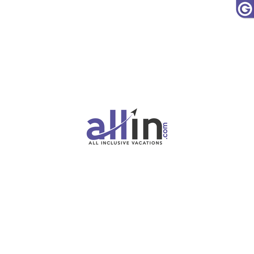 Airplane logo with the title 'allin.com'