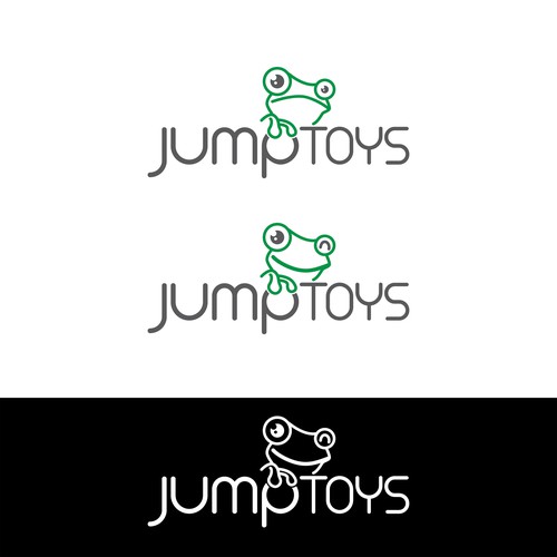 Toy shop logo with the title 'JumpToys logo'