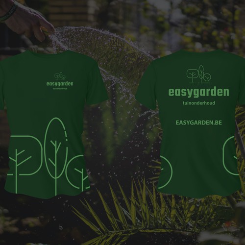 Landscaping t-shirt with the title 'EasyGarden Workwear T-Shirt'