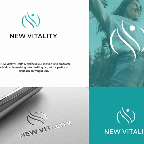 Lifestyle design with the title 'New Vitality'