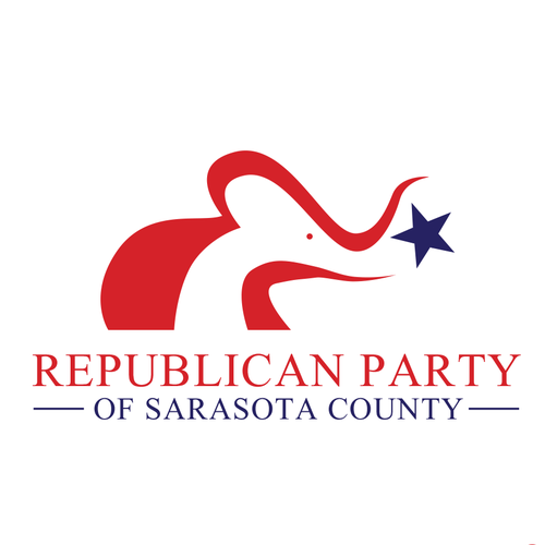 Abstract design with the title 'Logo Design - Republican Party'