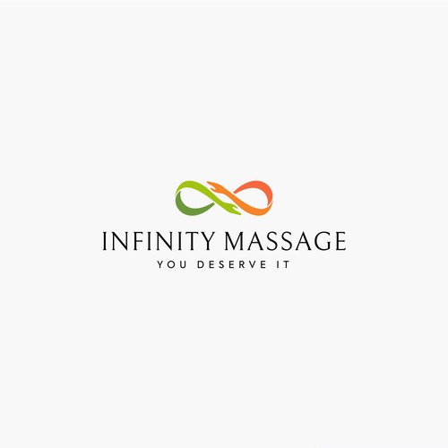 Massage logo with the title 'Invinity Massage'