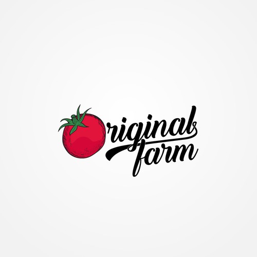 Tomato logo with the title 'Original Farm'