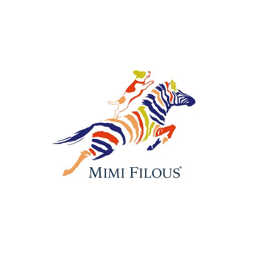 Dog design with the title 'MIMI FILOUS'