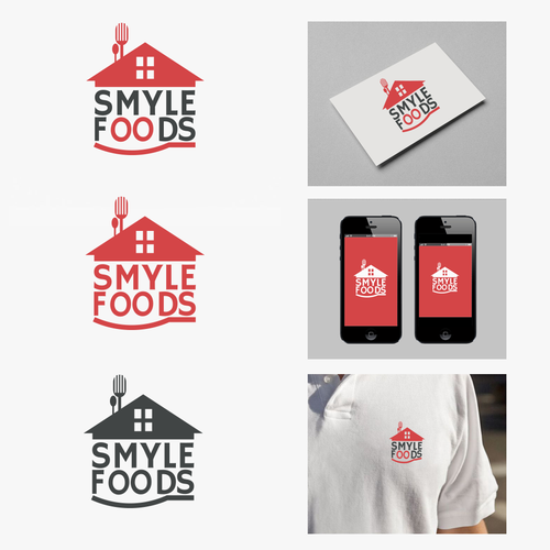 Meal logo with the title 'Smyle foods'