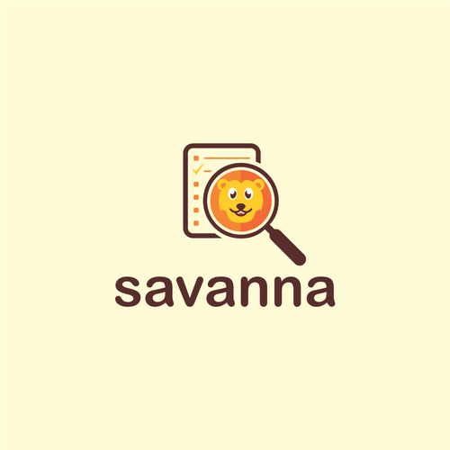 Check mark logo with the title 'Savanna Logo'