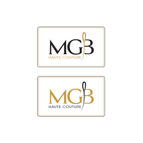 Couture design with the title 'Logo haute couture'