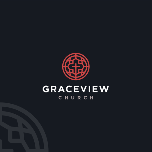 Cross design with the title 'GRACEVIEW CHURCH'