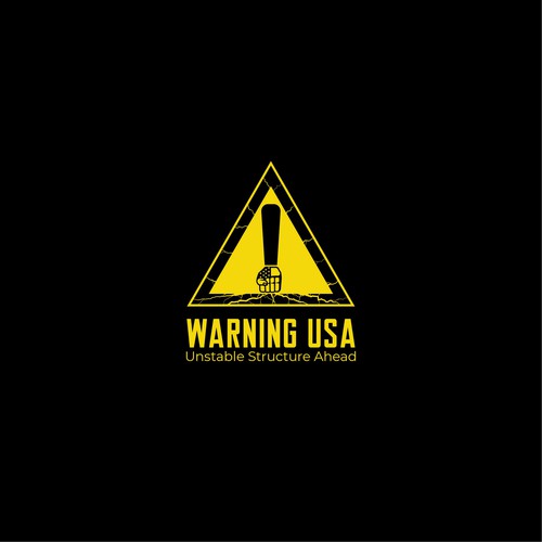 American flag logo with the title 'Logo for a clothing brand'