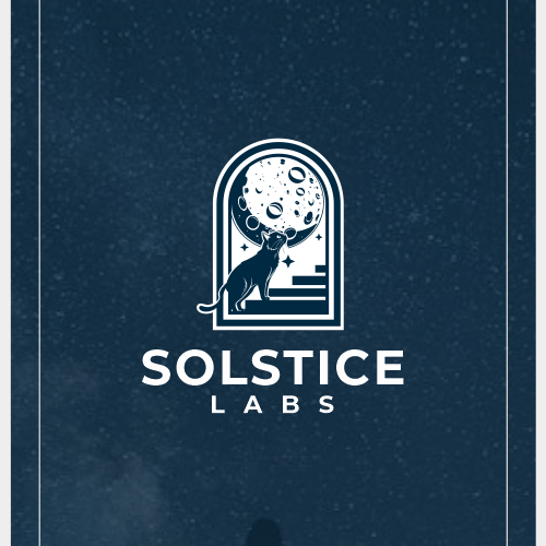 Galaxy design with the title 'logo concept for galaxy theme'