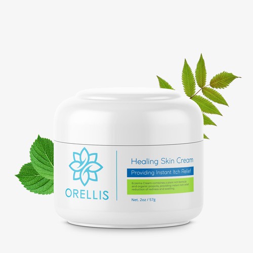 Cream label with the title 'Ezcema Cream'