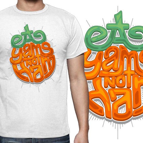 Pumpkin design with the title 'fruit '