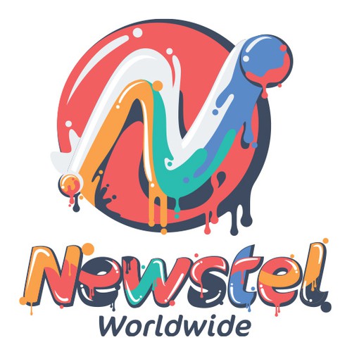 Graffiti t-shirt with the title 'Logo Concept; Illustration for T-shirt'