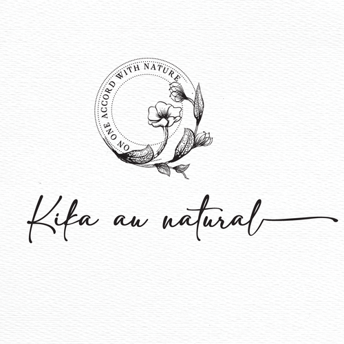 Stamp design with the title 'Powerful Logo for an ethereal, classic, Aromatherapy/product line and website'