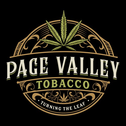 Sun valley logo with the title 'Page Valley Tobacco'