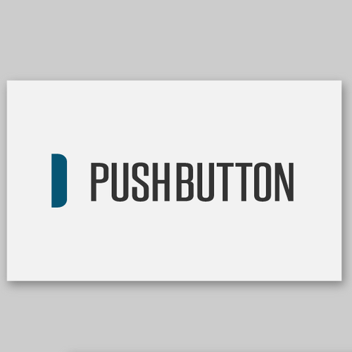 Button logo with the title 'Create Push Button's New Company Logo'