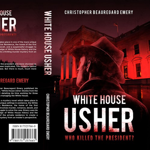 Paperback book cover with the title 'White House Usher'