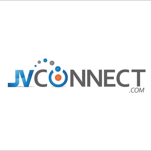 Networking design with the title 'logo for JVConnect.com'
