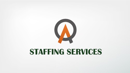 Outsourcing logo with the title 'A great concept for service industry'