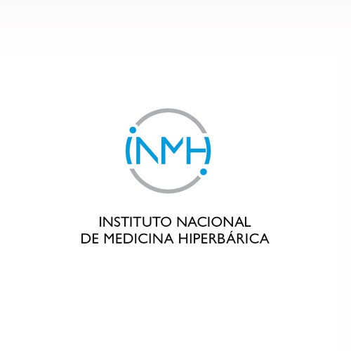 Dot logo with the title 'Simple logo for Institute for Hyperbaric Oxygen Medicine'