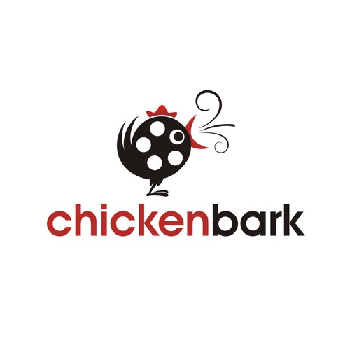 Chicken king logo with the title 'New logo wanted for Chickenbark'