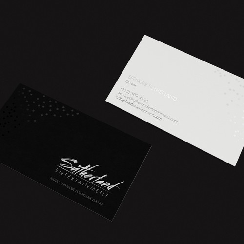 Inviting design with the title 'Business cards'