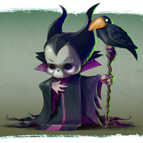 Skull design with the title 'T shirt character design'