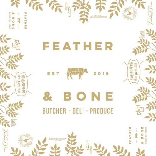 Meat packaging with the title 'Branded Butcher Paper'