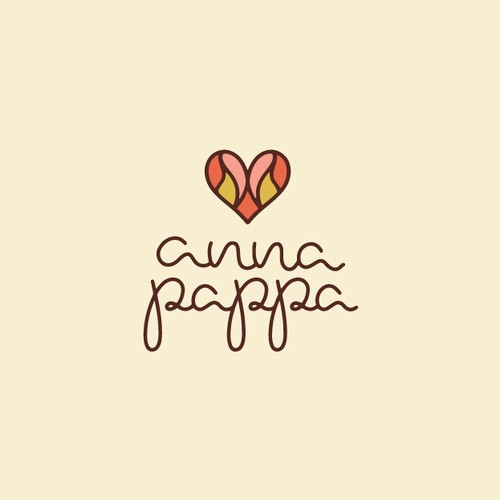 Lettering brand with the title 'Anna Pappa'