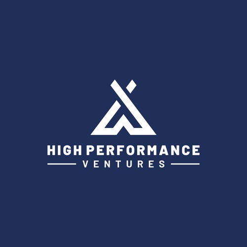 Corporate identity logo with the title 'Logo for High Performance Ventures'