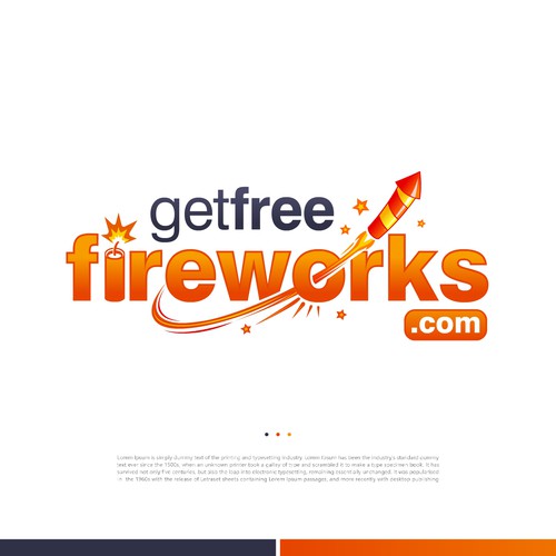 Spark logo with the title 'Getfree Fireworks'