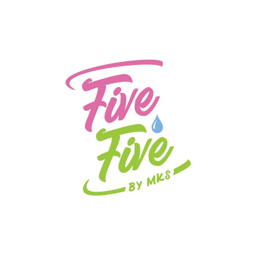 Number 5 logo with the title 'Logo Concept for Five.Five by MKS 2'