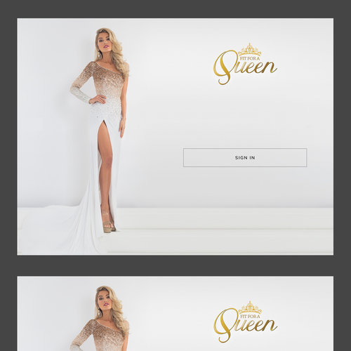 Dress design with the title 'dress shop web app'
