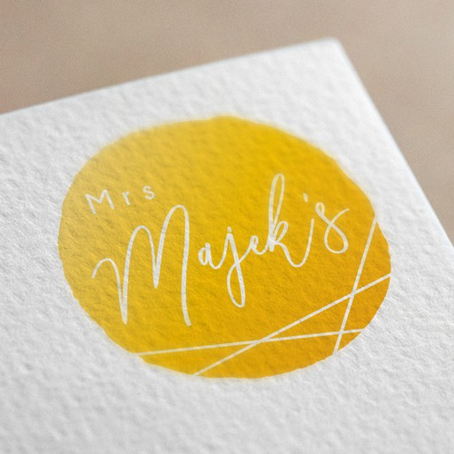 Cheerful design with the title 'Logo for cake company '