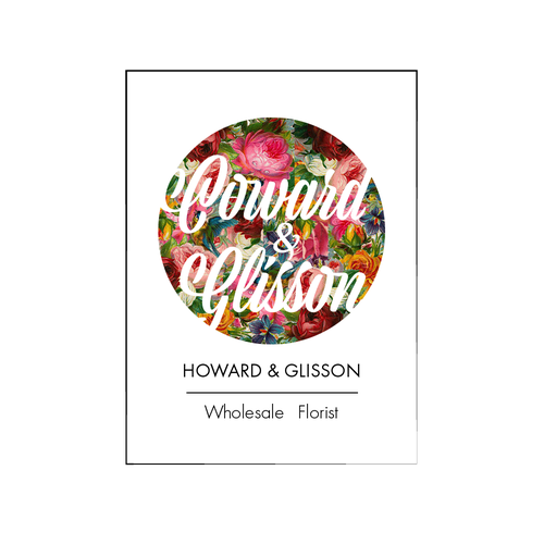 Wholesale logo with the title 'Logo for Wholesale Florist'