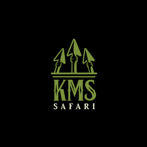Safari logo with the title 'KMS Safari Logo Design'