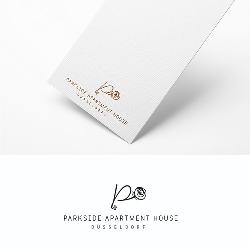 Apartment logo with the title 'Parkside Apartment'