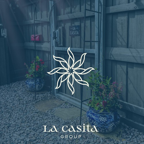 Group logo with the title 'Line art Logo Concept'