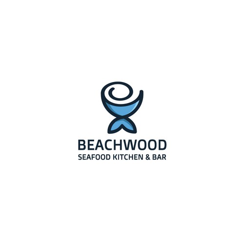 Sushi bar design with the title 'Logo for Beachwood'
