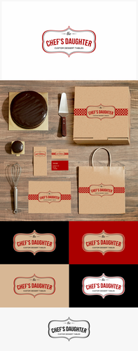 Culinary logo with the title 'Blend culinary tradition and creative expression in a small businessLOGO'